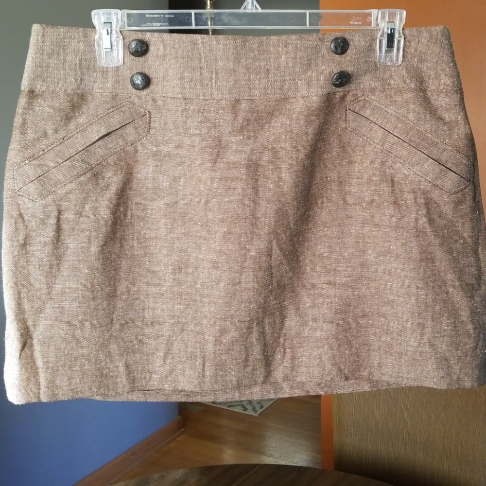 Outback Red Tweed Mini Skirt